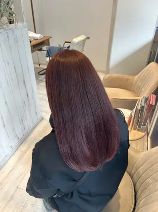 セミロング カラー 鈴村 大介のヘアスタイル