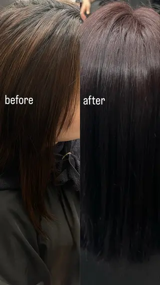 カラー 倉敷La fith/ Renoのヘアスタイル