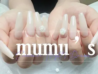 ロング アイ かのネイルデザイン