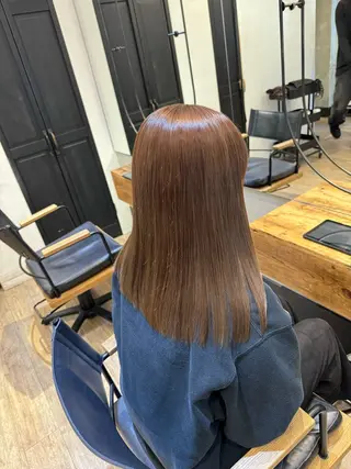 セミロング 新宿/顔周りカット +レイヤー=しずく♩のヘアスタイル