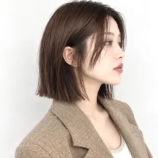 ショート 骨格診断/宮澤瑞穂 ボブ/レイヤー/銀座のヘアスタイル