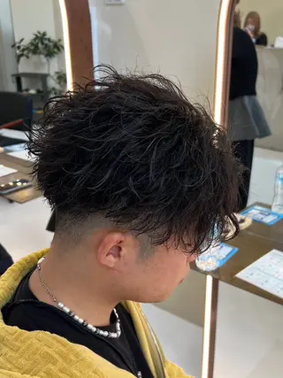 パーマ メンズ 滝沢 智希のヘアスタイル