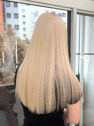 ロング カラー ブリーチ ハイトーン 特化🌈フジタハルキのヘアスタイル