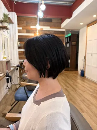 ショート 縮毛矯正特化/ 小顔カット/森彪真のヘアスタイル