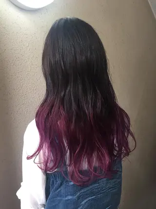 ロング カラー パーマ ヘアアレンジ メンズ キッズ ネイル マツエク・マツパ 新宿/髪質改善/ 美髪矯正✨浅江通友のヘアスタイル