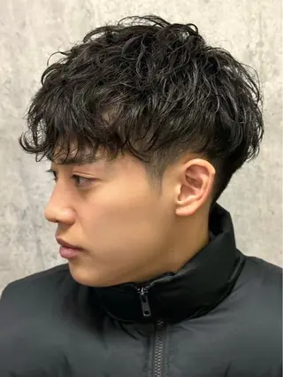 ミディアム 籔脇 貫太のヘアスタイル