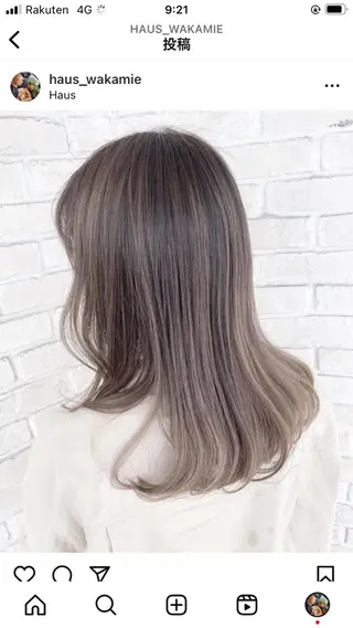 ロング あやか 白髪ぼかしハイライトのその他イメージ