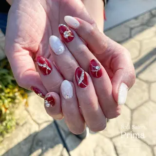 ミディアム ネイル SalonPrima 西院Nail&Eyeのネイルデザイン