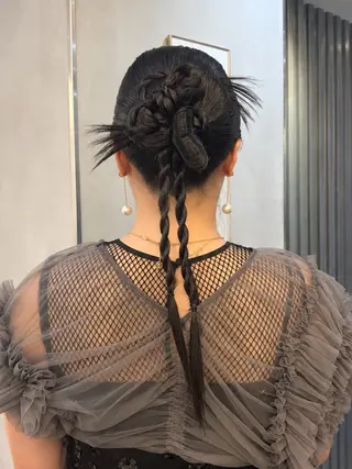 ヘアアレンジ 透明感🎀アレンジ 🎀レイヤー ERIのヘアスタイル
