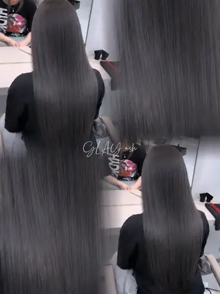 ロング 薄井舞｜ハイトーン× エクステの神様のヘアスタイル