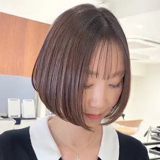 ショート カラー 内大久保 列夏のヘアスタイル