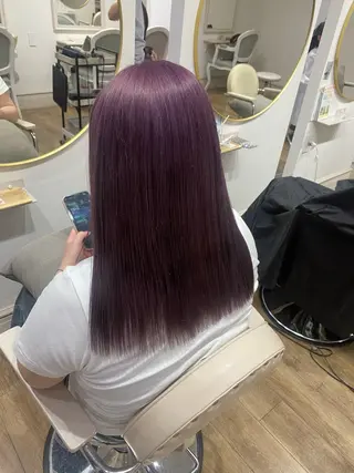 ミディアム mio♡ベージュ特化 🎀透明感カラーのヘアスタイル