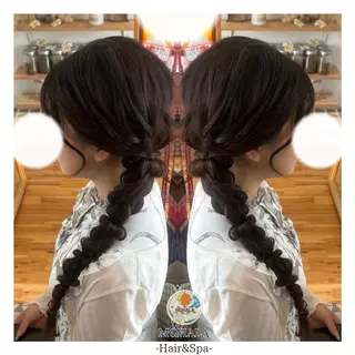 ロング ヘアアレンジ Yamauchi natsumiのヘアスタイル