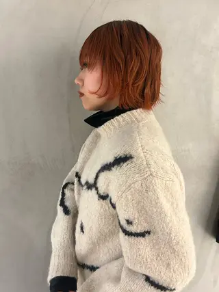 カラー レイヤー/パーマ /momokoのヘアスタイル