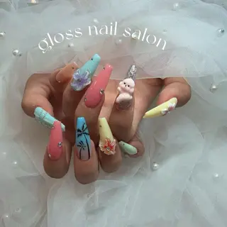 ネイル ゆり🌷 gloss nailのネイルデザイン