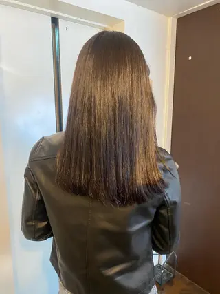 セミロング カラー ヘアアレンジ レイヤーカット×髪質 改善🇰🇷シオリのヘアスタイル