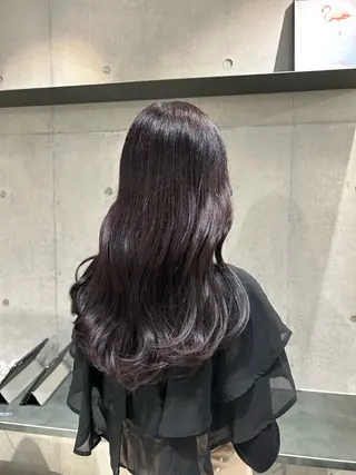 ロング カラー ヘアアレンジ ボブ艶モテカラー🫧 カリンのヘアスタイル