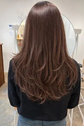 セミロング カラー キッズ Time is mummyのヘアスタイル