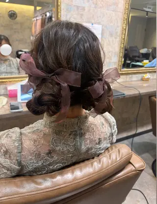 ロング ヘアアレンジ 前田 みのりのヘアスタイル