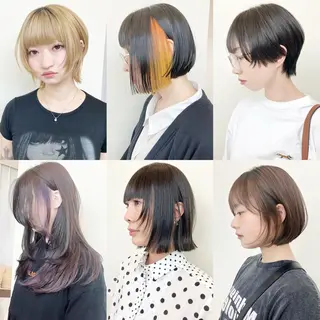 ショート fumika推しカラ ー/デザインカラーのヘアスタイル