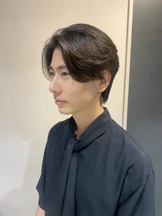 ミディアム パーマ メンズ 似合う髪型見つけます AYAKAのヘアスタイル