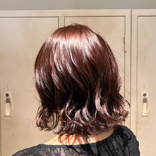 ミディアム カラー 🌸艶カラー/似合わ せカット/サクラ🌸のヘアスタイル