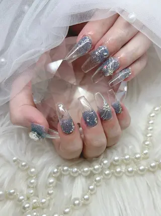ロング Nailsalon Angeのネイルデザイン