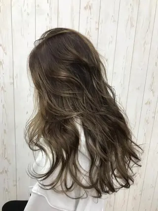 ロング カラー ヘアアレンジ AN'TIA小作代表 ⭐︎kazuma⭐︎のヘアスタイル