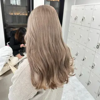 セミロング カラー レイヤーダブルカラー KYONのヘアスタイル