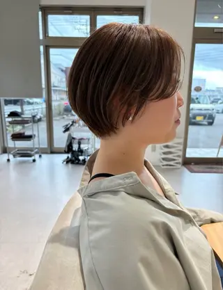 ショート 透明感カラー/ボブ 高野菜瑠のヘアスタイル