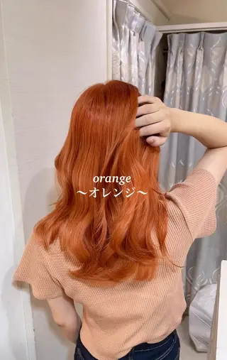 ロング カラー カラー職人 なかもと たつひろのヘアスタイル