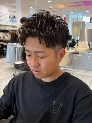 ショート パーマ メンズ メンズ ショート ・パーマ|ハルキのヘアスタイル