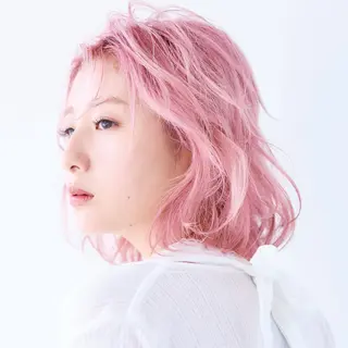 ミディアム 金町美容室 お洒落roomルシアのヘアスタイル