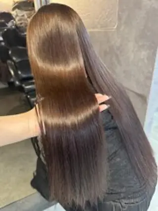 ロング カラー 💜eluあやね💜 🫧カラー・縮毛矯正のヘアスタイル
