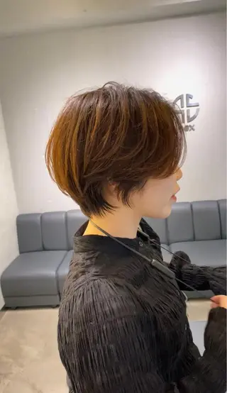 ショート カラー 🫧似合わせショート イシダ🫧のヘアスタイル
