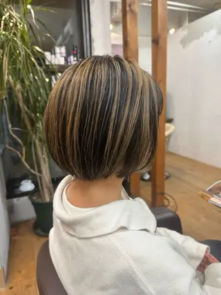 ショート カラー 宮崎 智也のヘアスタイル