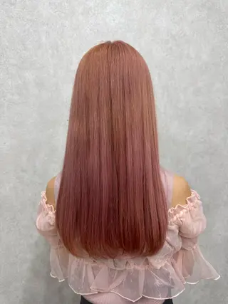 ロング カラー 🍎暖色カラーで大人 可愛く🍒齋藤すみれのヘアスタイル