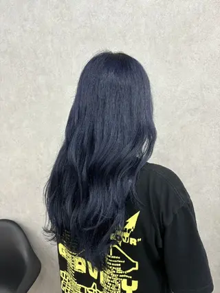 ロング カラー 原田 来実のヘアスタイル