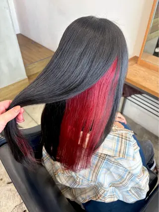 ロング 本村 あやかのヘアスタイル