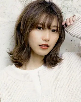ミディアム カラー パーマ メンズカット ⭐こさかしょうご⭐のヘアスタイル