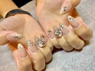ロング カラー ネイル chihiro 小路ネイルのネイルデザイン