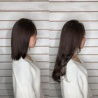 ロング カラー🩵エクステ 人気No1💓ばんりのマツエク・マツパデザイン