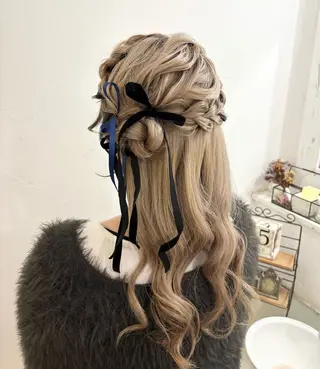 ヘアアレンジ 艶カラー✨️ りなこのヘアスタイル