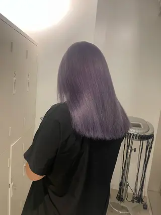 ロング カラー 店長 MANAMI 艶カラー／骨格ボブのヘアスタイル