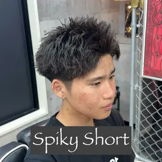 ショート パーマ ヘアアレンジ メンズ MENIN メンズ サロン 望月 涼太のヘアスタイル