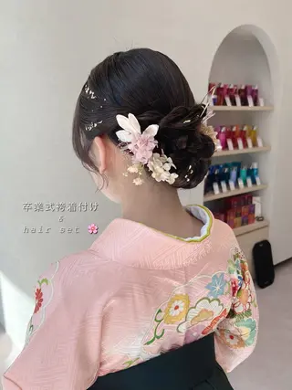 ヘアアレンジ 美髪矯正/シークレッ トハイライト🤍りさのヘアスタイル