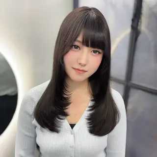 ロング カラー Ren. 🦋デザインカラーのヘアスタイル