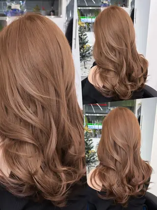 ロング カラー Ardore 韓国風カラー大阪のヘアスタイル