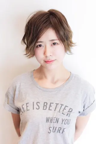 ショート カラー 鎌田卓也/髪質改善 /透明感カラーのヘアスタイル