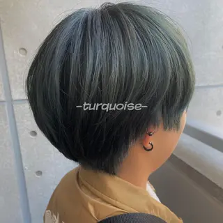 ショート カラー パーマ ヘアアレンジ メンズ キッズ ネイル マツエク・マツパ 横浜Bob美容師🤎 ERINAのヘアスタイル